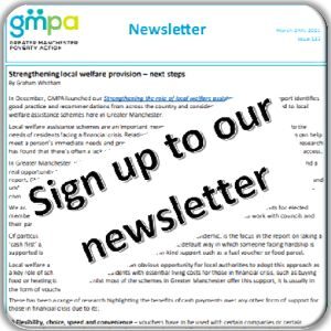 FI Newsletter subscription page for GM Poverty Action