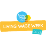 Living Wage Week logo 2022 for GM Poverty Action