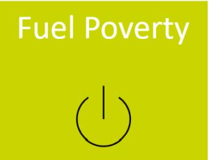 Fuel poverty button for GM Poverty Action